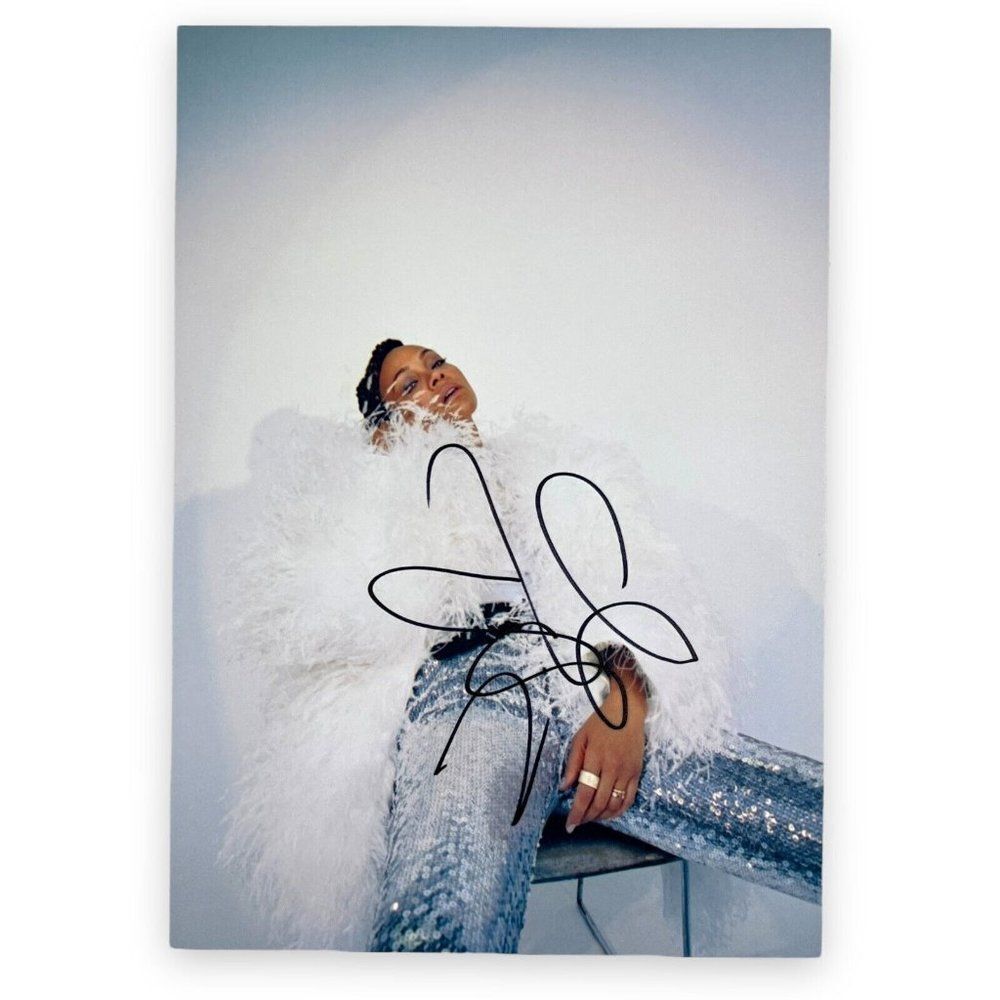 ZOE SALDANA Hand Signed 8x11 Autographed Photo Color With COA (RA) Authentic